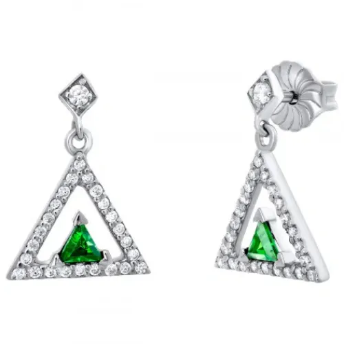 Julie Julsen Ohrringe-Geometrics Dreieck Ohrstecker - JJER0824.1