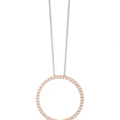 Julie Julsen Halsketten-Geometrics Kreis Halskette - JJNE0695.2