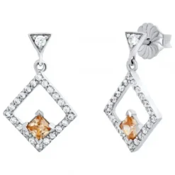 Julie Julsen Ohrringe-Geometrics Raute Ohrstecker - JJER0825.1