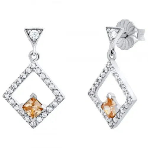 Julie Julsen Ohrringe-Geometrics Raute Ohrstecker - JJER0825.1