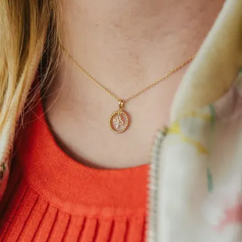 Julie Julsen Halsketten-Halskette Moving Tree - JJNE01142.3