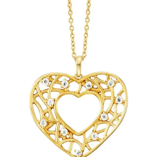 Julie Julsen (Kette mit) Herz-Herz Halskette - JJNE01267.3