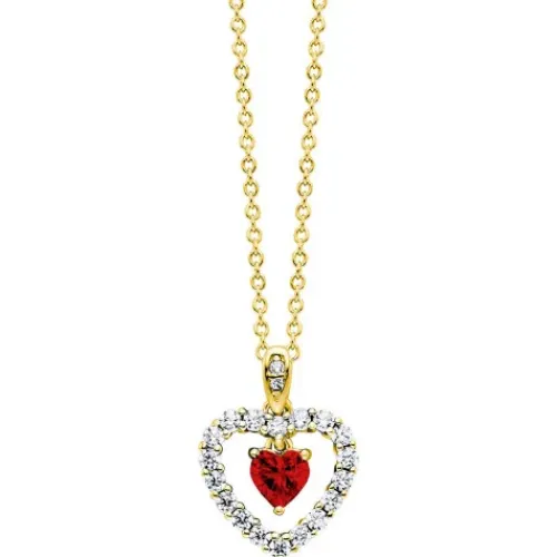 Julie Julsen (Kette mit) Herz-Herz Halskette - JJNE3100.10.3