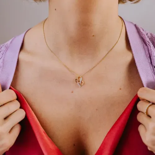 Julie Julsen (Kette mit) Herz-Herzen Halskette - JJNE01303.31