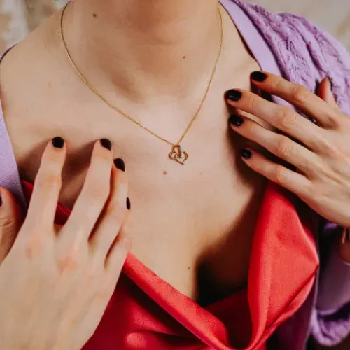 Julie Julsen (Kette mit) Herz-Herzen Halskette - JJNE01303.31