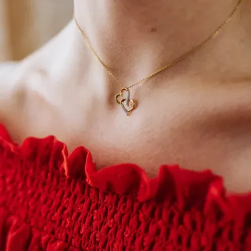 Julie Julsen (Kette mit) Herz-Herzen Halskette - JJNE01303.31