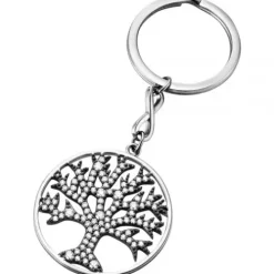 Julie Julsen Schlüsselring-Lebensbaum Schlüsselanhänger - JJKR29489SBLK