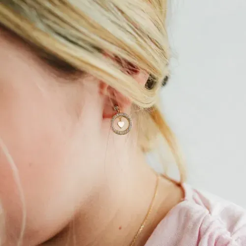 Julie Julsen (Kette mit) Herz-Ohrstecker Herz - JJER01089.3