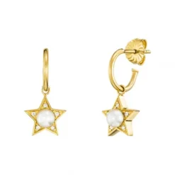 Julie Julsen Ohrringe-Ohrstecker Star - JJER01178.3