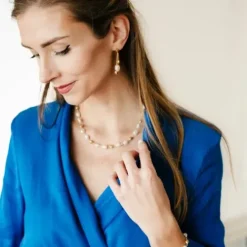 Julie Julsen Ohrringe-Ohrstecker Süsswasserperlen - JJER01116.3