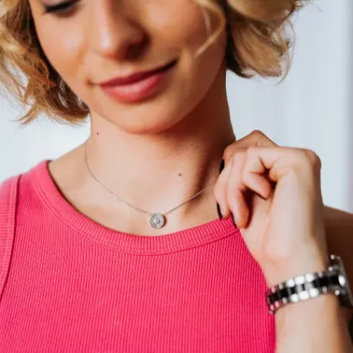 Julie Julsen Halsketten-Pavé Halskette - JJNE01255.1