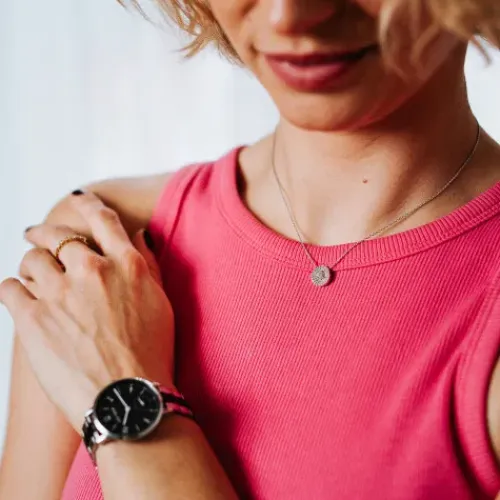 Julie Julsen Halsketten-Pavé Halskette - JJNE01255.1