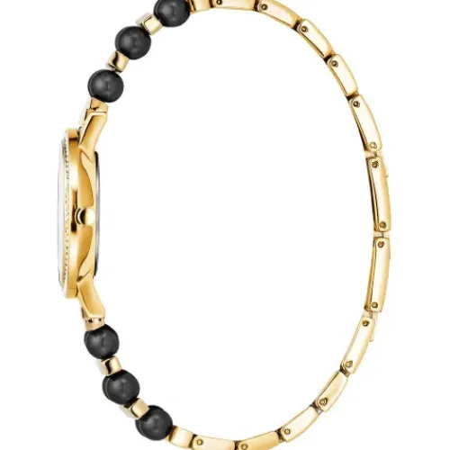 Julie Julsen Metallarmband-Pearls - JJW1502YGMP