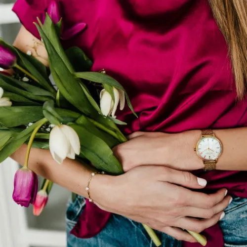 Julie Julsen Metallarmband-Rainbow - JJW2100YGME