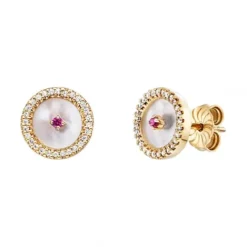 Julie Julsen Ohrringe-Rund Ohrstecker - JJER0914.3