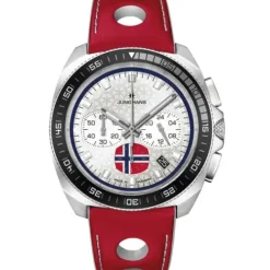 Junghans Lederarmband-1972 Chronoscope FIS Edition Trondheim Limited Edition - 41/4563.00