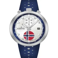 Junghans Lederarmband-1972 Competition FIS Edition Trondheim - 27/4507.00