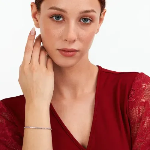 La Petite Story Armbänder-Collection Silver Tennis Armband - LPS05AWV32