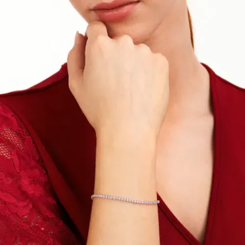 La Petite Story Armbänder-Collection Silver Tennis Armband - LPS05AWV32