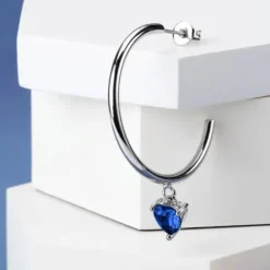 La Petite Story (Kette mit) Herz-Einzel Ohrring - LPS02AQM29