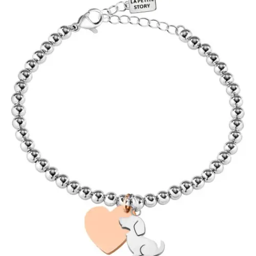La Petite Story (Kette mit) Herz-Family Dog & Heart Armband - LPS05AQI02