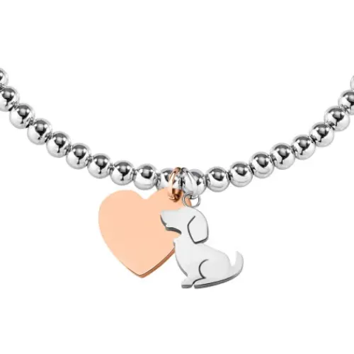 La Petite Story (Kette mit) Herz-Family Dog & Heart Armband - LPS05AQI02