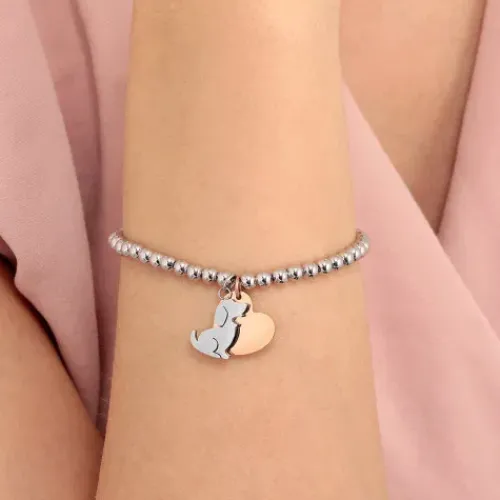 La Petite Story (Kette mit) Herz-Family Dog & Heart Armband - LPS05AQI02