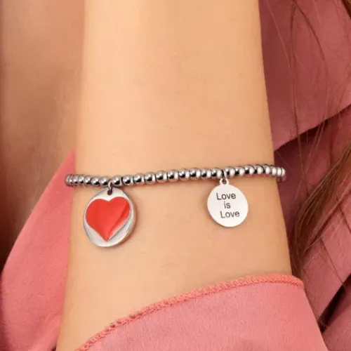 La Petite Story (Kette mit) Herz-Love Is Love Armband - LPS05ASD11