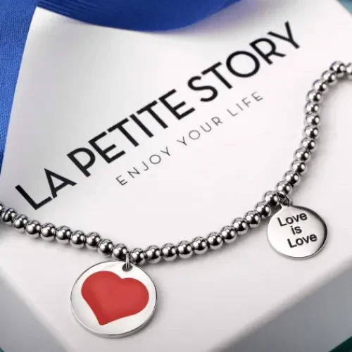 La Petite Story (Kette mit) Herz-Love Is Love Armband - LPS05ASD11