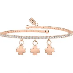 La Petite Story Armbänder-Lux Bangles 4 Leaf Clover Armreif - LPS05AQC12