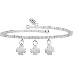 La Petite Story Armbänder-Lux Bangles 4 Leaf Clover Armreif - LPS05AQC10