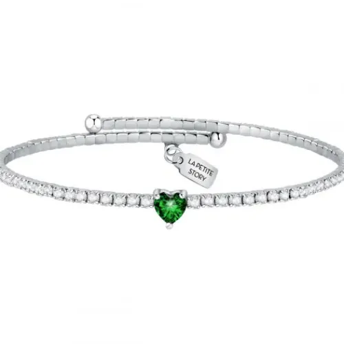 La Petite Story (Kette mit) Herz-Lux Love Heart Armreif - LPS05ASD22