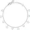 La Petite Story (Kette mit) Herz-Silver Heart Star Armband - LPS05AWV14