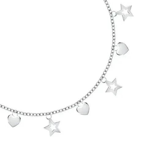 La Petite Story (Kette mit) Herz-Silver Heart Star Armband - LPS05AWV14