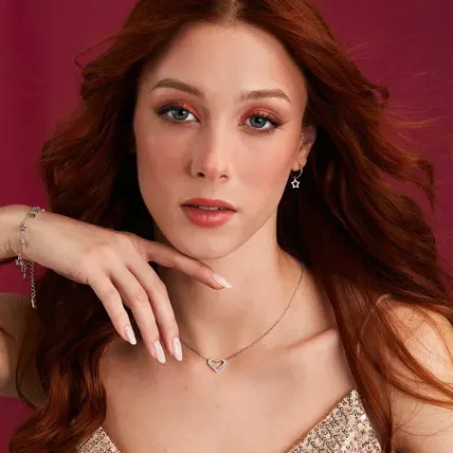 La Petite Story (Kette mit) Herz-Silver Heart Star Armband - LPS05AWV14