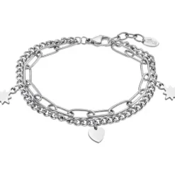 Lotus (Kette mit) Herz-Armband - LS2313-2/1