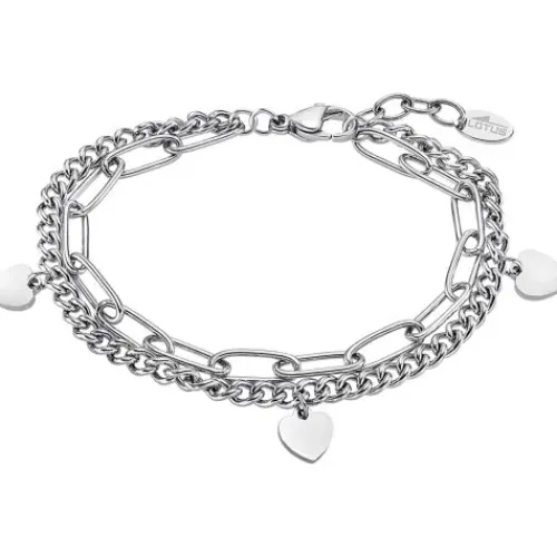 Lotus (Kette mit) Herz-Armband - LS2314-2/1