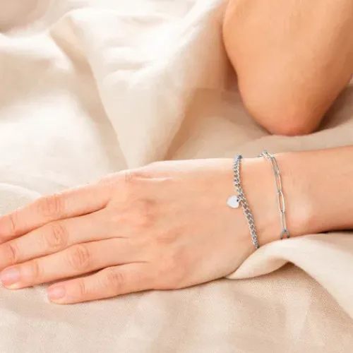 Lotus (Kette mit) Herz-Armband - LS2314-2/1