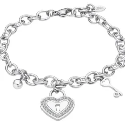Lotus (Kette mit) Herz-Armband - LS2188-2/1