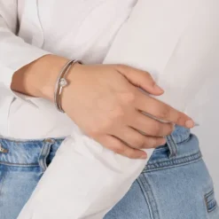 Lotus (Kette mit) Herz-Armreif - LS2088-2/3