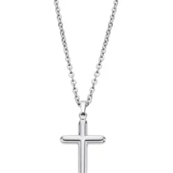 Lotus (Kette mit) Kreuz-Halskette - LS2217-1/2
