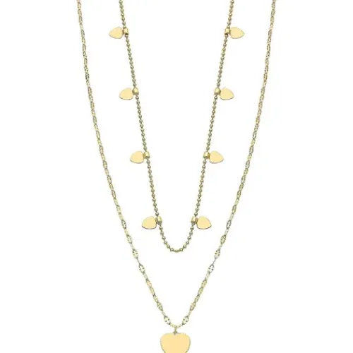 Lotus (Kette mit) Herz-Halskette - LS2236-1/2