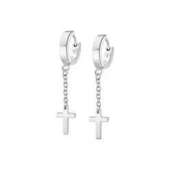 Lotus (Kette mit) Kreuz-Ohrringe - LS2173-4/1