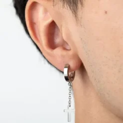 Lotus (Kette mit) Kreuz-Ohrringe - LS2173-4/1