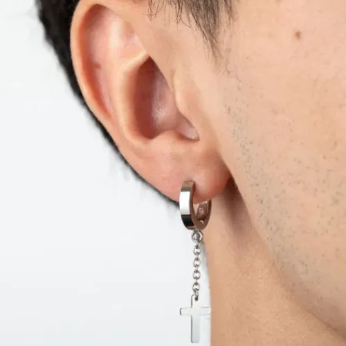 Lotus (Kette mit) Kreuz-Ohrringe - LS2173-4/1