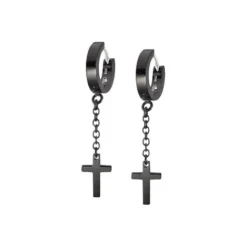 Lotus (Kette mit) Kreuz-Ohrringe - LS2173-4/2