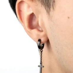 Lotus (Kette mit) Kreuz-Ohrringe - LS2173-4/2