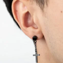 Lotus (Kette mit) Kreuz-Ohrringe - LS2175-4/2