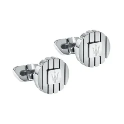 Maserati Manschettenknöpfe-Engraved Trident Manschettenknöpfe - JM5249JD01