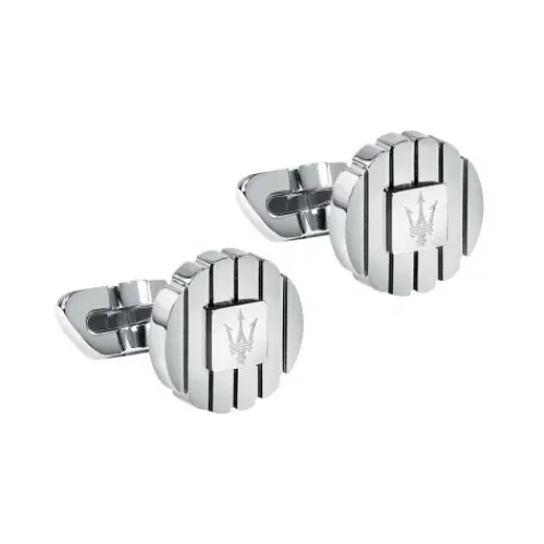 Maserati Manschettenknöpfe-Engraved Trident Manschettenknöpfe - JM5249JD01